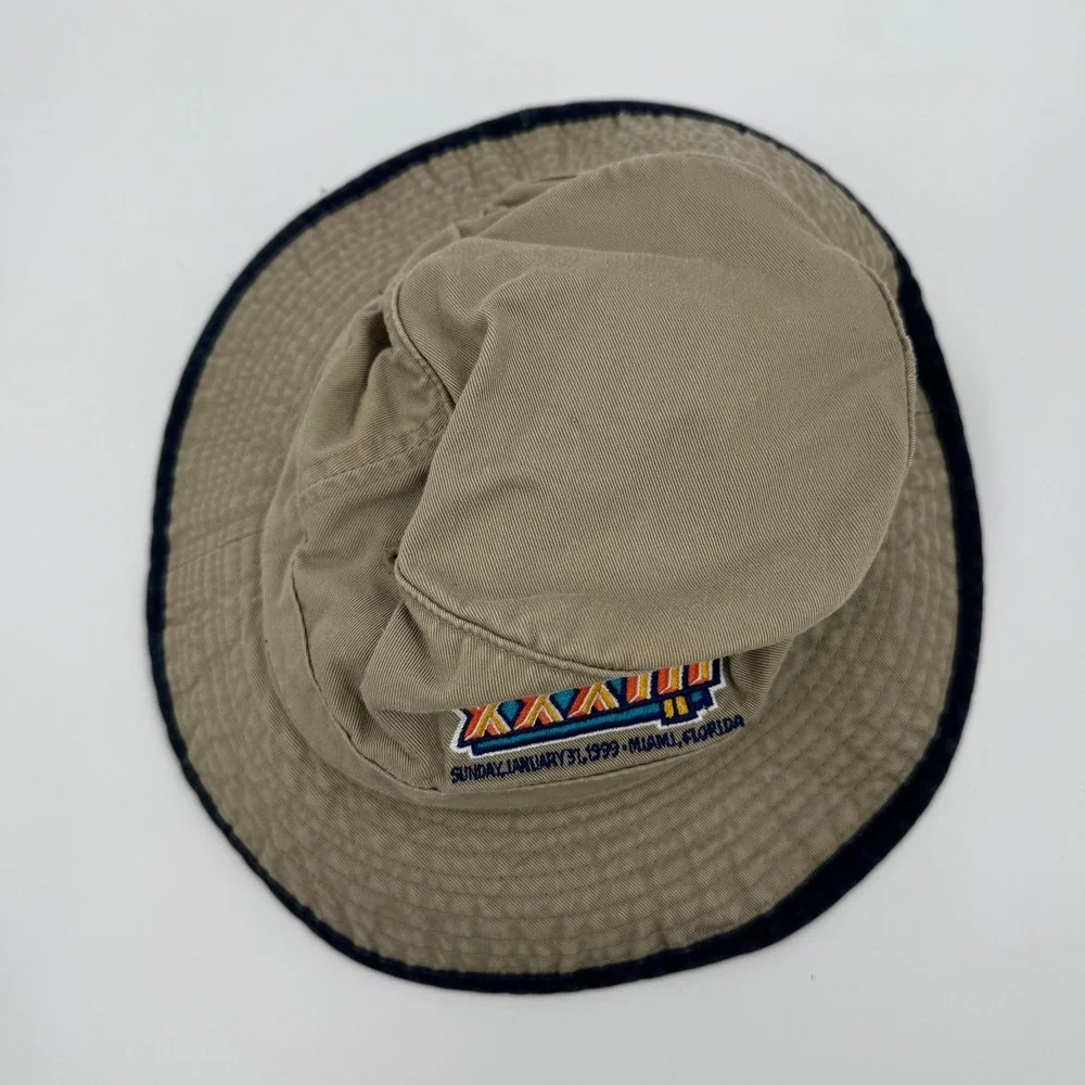 Vintage Logo Athletic Super Bowl XXXIII Atlanta Falcons Dirty Bird Bucket Hat XL